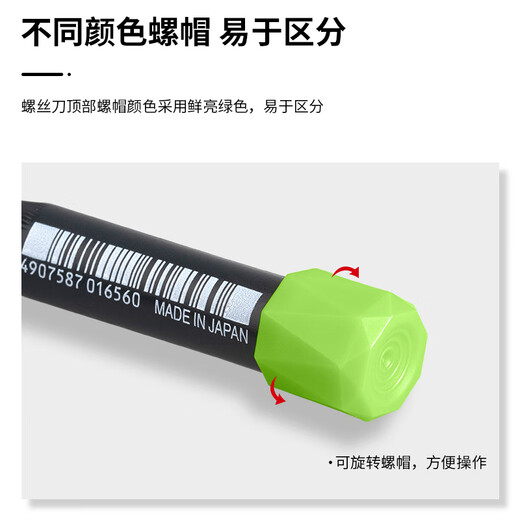 VESSEL Weiwei 9900H precision hexagonal screwdriver computer mobile phone camera watch repair tool H0.89X50mm