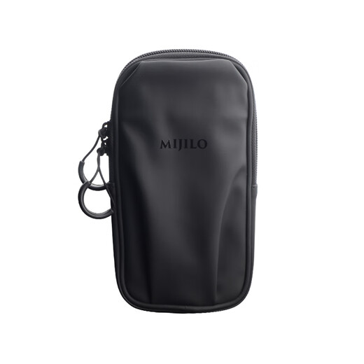 MIJILO large-capacity running mobile phone arm bag men's and women's sports mobile phone arm bag universal waterproof arm bag wrist bag arm bag black