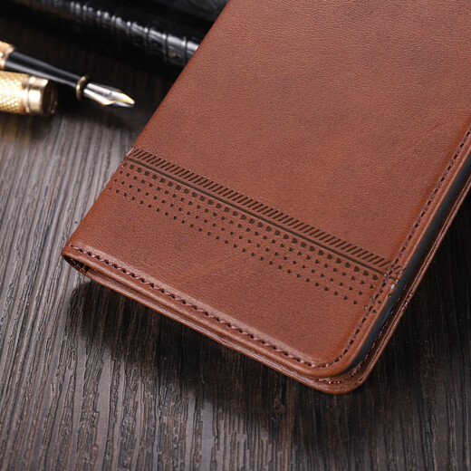 Ju Xiaozhi eignet sich für Huawei Nova11se Mobile Handy Case Flip Leder Case Bon-Al00 Wallet Card Case Full-Pack Anti-Fall-Fall-Weiche Innenhülle Schutzhülle Magnetisch angeschlossen Huawei nova11se [Brown]