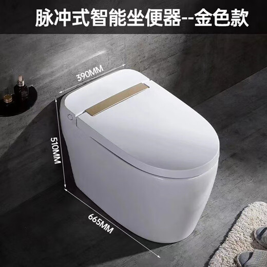 Madeqi Alemania MDQ Madeqi Smart inodoro (MT-9901) Nuevo Simple Smart Toilet Gold