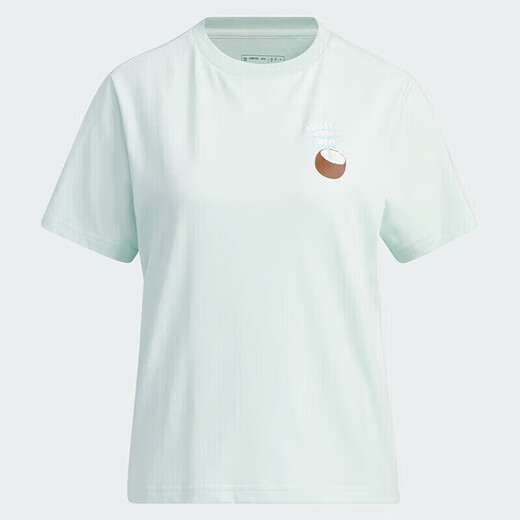 阿迪达斯（adidas）官方T恤女装 新款运动服潮流时尚舒适透气跑步透气休闲圆领短袖 IP3879. M/165