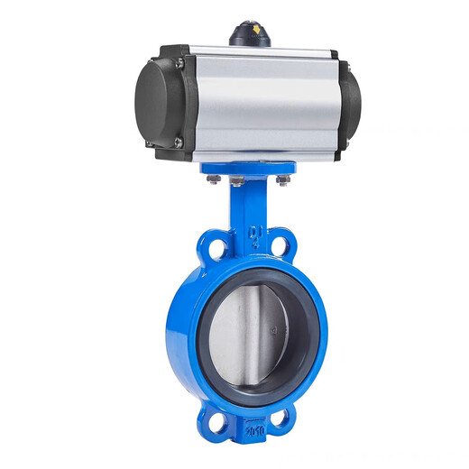 
Pneumatic butterfly valve D671X-16/P Neuter clamp type bulb ink 304 stainless steel quick cut valve water valve DN40-AT double-acting bulb ink plate
