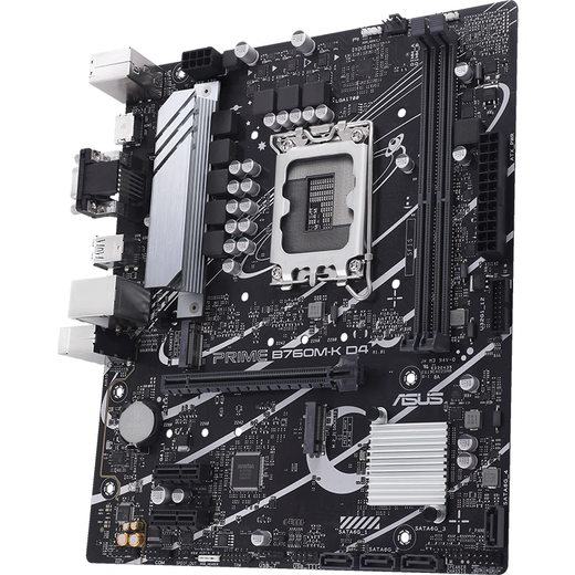 Asus (ASUS) 12th generation CPU motherboard i5 12400f 12490f 12600kf loose chip box board U set B760M-K DDR4 i5-12400F loose chip [three years of store insurance]