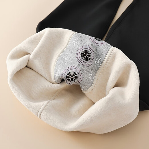 Modal Men's Winter Warm Shark Pants Integrated Plush Smooth Surface Slim Fit Thickened Cold-Resistant Bottoming Long Johns Motorcycle Barbie Pants Barbie Pants (medium thickness) 500g recommended minus 10 degrees XL (110-140Jin Jin is equal to 0.5 kg)