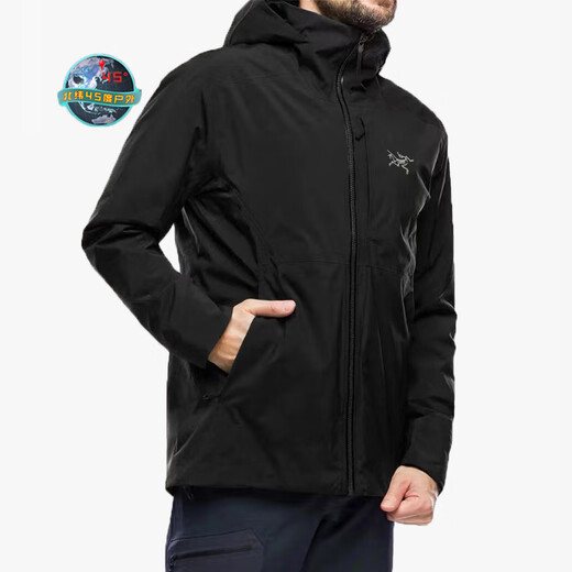 Arc'teryx arcteryx ralle isolé 7371 arc'tery oiseau extérieur extérieur étanche coton chaud coton coton homme noir m-noir m