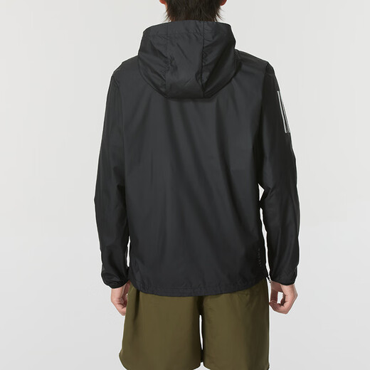 Adidas (adidas) Jacke für Männer im Freien Windschutz Sportbekleidung Mode Casual Woven Kapuzenjacke für Männer in1483/gewebte Kapuze L L L.