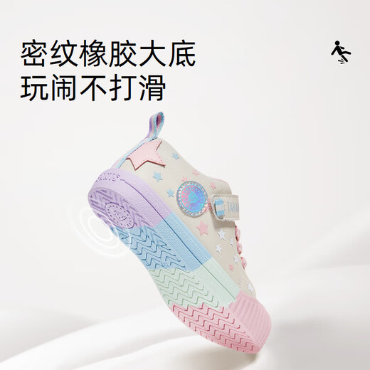 Tyrannis 311 autumn boys' shoes, wear-resistant kindergarten shoes, girls' indoor shoes, soft-soled casual shoes, white/pink/blue size 28