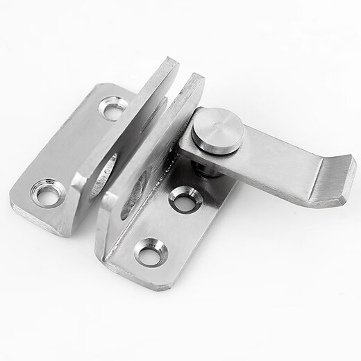 
Auburn 5045 right angle door buckle + padlock Stainless steel buckle fixing door lock Door nose buckle hanging latch lock