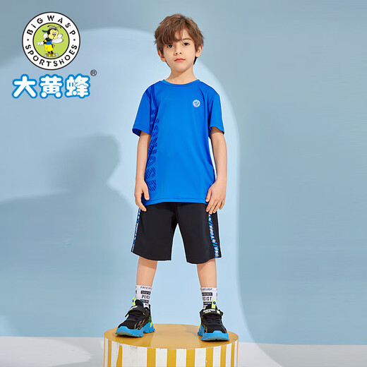 Humblee-Kinderkleidung, kurzärmelige T-Shirts der Jungen, T-Shirts für Sommere Kinder, ungezwungene runde Hals, Sport, mittelgroße Kinder mit kurzärärmern