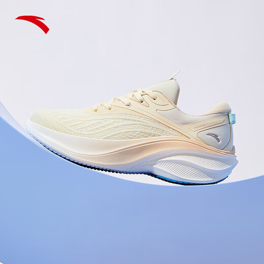 Anta-Leaf 5 丨 Leicht mit dick löslichem Laufschuhen für Frauenschuhe mit atmungsaktivem Maschen, leichten Rückprallschock-Absorbing- und Verschleiß-resistenten Sportschuhen