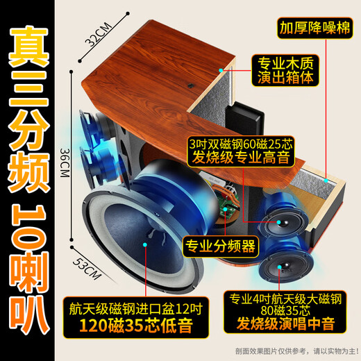 Shanshui (Sansui) FK-101 Home KTV Audio K Canción Conjunto de Karaoke Amplificador de alta potencia Paquete de tarjetas caseras Altavoces de citas para el hogar