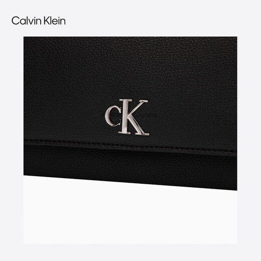 Calvin Klein niche shoulder bag gift pebbled bag metal buckle chain flip CK women's bag crossbody bag DH2806