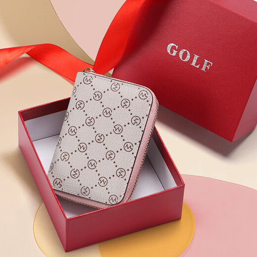 Golf (Golf) Kartenbeutel Frauen bedruckte Münze Brieftasche Mehrfachkartenbeutel Frauenbeutel Clutch lässig vielseitige Brieftasche Geburtstagsgeschenk