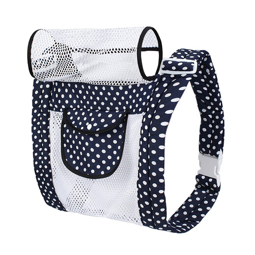 CLCEY baby traditional four-claw double-shoulder strap baby front-held back bag child multi-function lightweight breathable turban outer (cloth style) four-claw insertion buckle