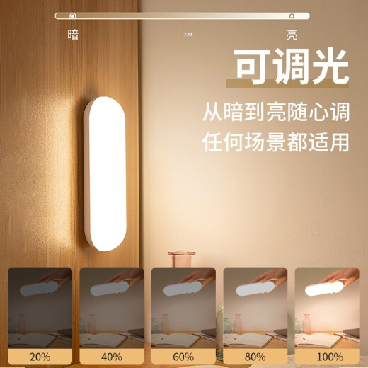 Yangzhi Rechargeable Night Lamp Bedside Lamp Bedroom Wall Lamp Dormitory Lamp Night Lamp Bedroom Magnetic Lamp Cool Lamp Learning Reading Lamp