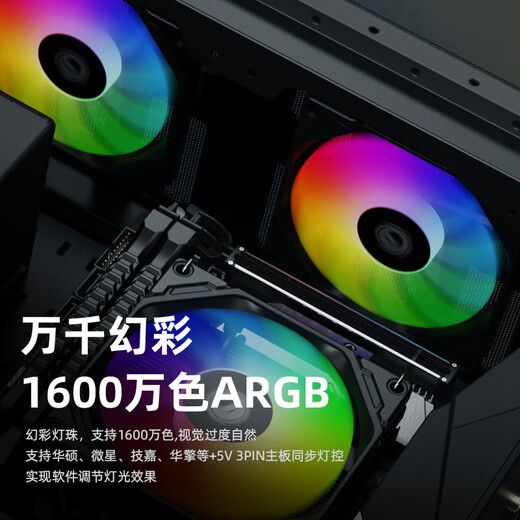 Fan de refroidissement par ID 9 cm ventilateur argb châssis ventilateur PWM Contrôle de la température applicable à Itx Down-Pressure Computer Radiator Modification 9015 SPECICATIONS TF-9215 Argb