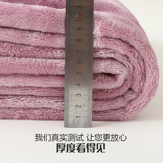 Langsha pajama pants women's trousers autumn and winter plus velvet thickened flannel large size warm pants coral velvet home pants purple L