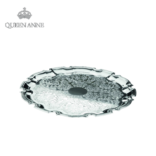 Queen Anne Round Pallet Dim Snack Breakfast Fruit Plate Imported Silverware Luxury Small Chiben Middle Chiben Large Chiben Tray Large Chiben Tray (0/6180)