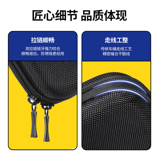 Lulian suitable for switch storage bag, digital game console anti-fall shell storage bag, suitable for NS/OLED game console, multi-functional portable storage box, large capacity protective bag