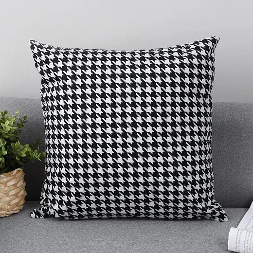 Ivy pillow sofa cushion bedside pillow bed lumbar cushion office lumbar pillow cover with core 45*45 Qinggu bird