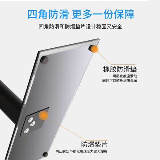 Jinying TV base (32-65 inches) TV rack punch-free bracket TV stand desktop bracket suitable for Xiaomi Hisense Haier Skyworth Changhong TCL