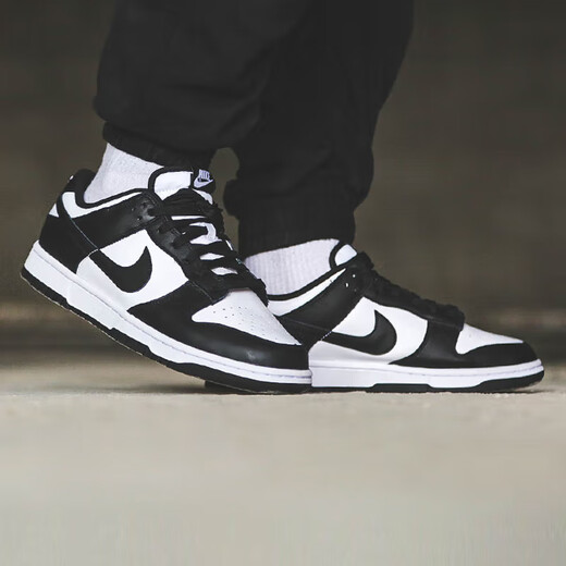 Nike Nike Summer Men's Low-Top Chaussures dunk Low Fashion Trendy confortable Houstable Low-Top Casual Chores Sports Chaussures DD1391-100 / Black / White 41