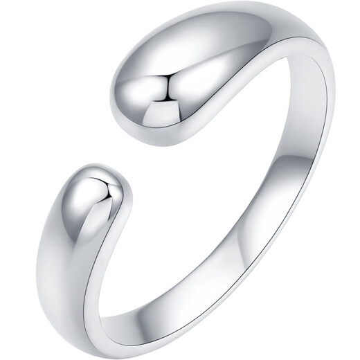 Saturday Fu PT950 platinum ring women's plain ring open style B0113312 size 13 about 5.2g birthday gift