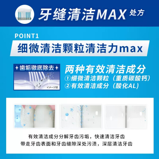 狮王（Lion）粒子牙膏微颗粒清新口气含氟配方 去渍牙齿洁净140g*3劲爽薄荷