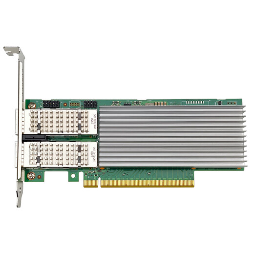 迈勋英特尔Intel E810-CQDA2-CQDA1芯片100G网卡双口单口QSFP28光纤高速率网卡PCIE 4.0 X16支持RDMA  100G双光口PCIE-X16