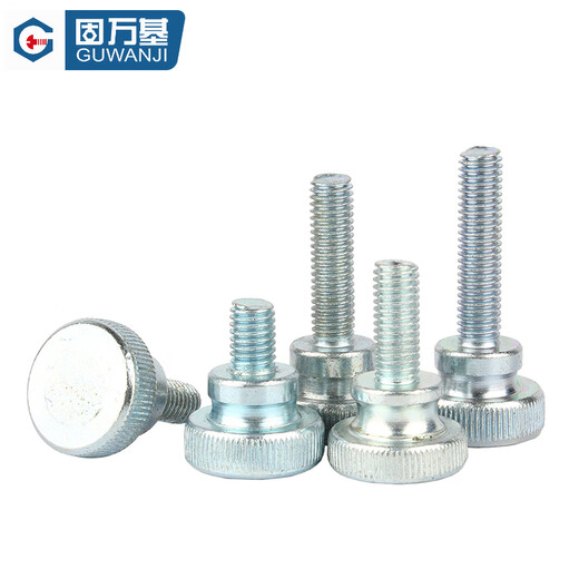 GUWANJI 304 stainless steel high head knurled hand screws handle bolt slingshot hand tight hand screws national standard fastening M6x30 2 pieces 304 material