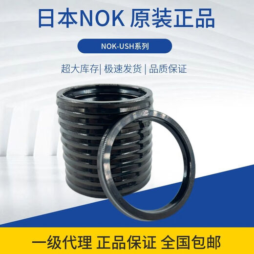 进口原装日本NOK油封耐油耐温密封圈大全黑色液压USH12-200真品 USH165 165*180*9 CU1429K0