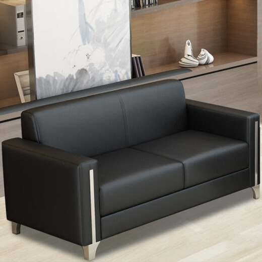 Sofá de la oficina de Mengmaith, sofá de negocios de doble asiento, sofá de vaca 1340*840*780 mmmms-SF-1098