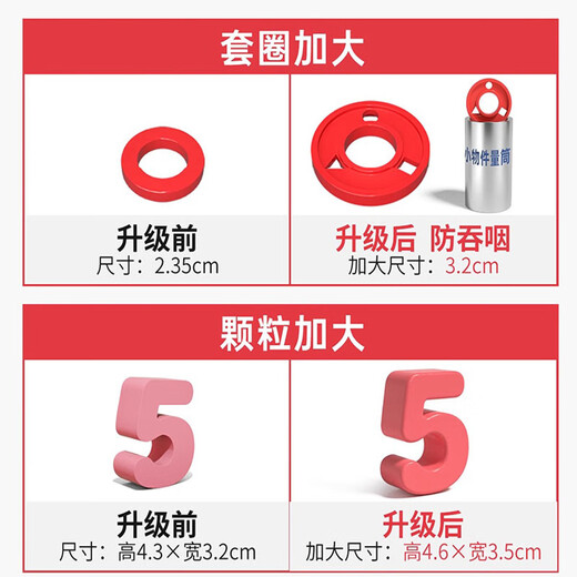 小顽豆幼儿童玩具益智力数字立体拼图积木早教开发1-2岁半3男孩女孩宝宝