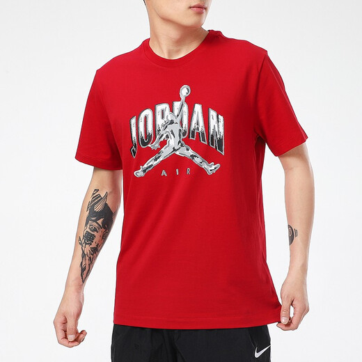 Nike (Nike) Herren neuer Air Jordan atmungsaktives Basketball Sport kurzärmelig T-Shirt CZ8384-687 L
