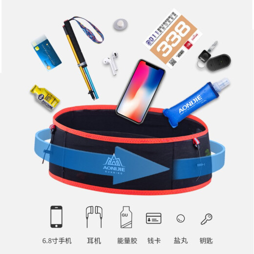 Aonijie Jogging Cintura de la cintura Sports Montañas y mujeres al aire libre y senderismo Bolsa de teléfonos móviles de teléfono móvil de teléfono móvil