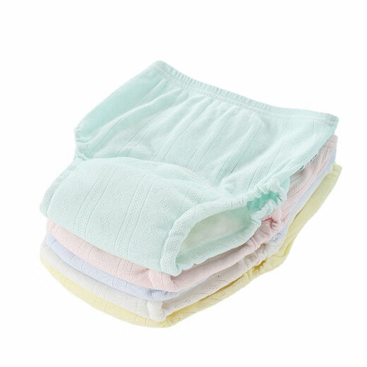 Clcey Baby Windeln können gewaschen werden, die reine Baumwollwindeln gewaschen werden können, die kleine Windeln Baumwoll-Pull-Uphosen Baby Windeln rosa + weiß + grün 3-plate m 12-24jin [Jin gleich 0,5 kg]