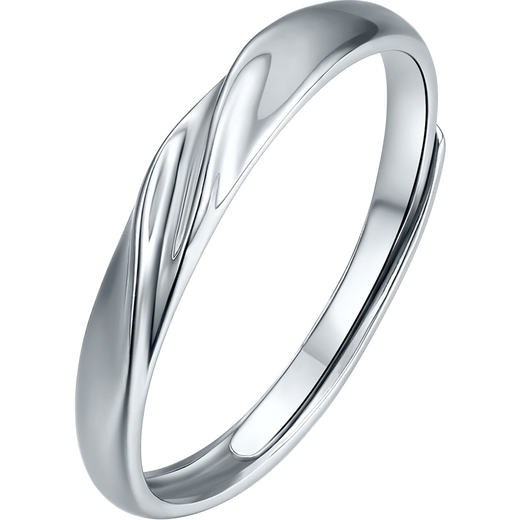 Saturday Fu PT950 platinum ring female love wings live B018508 about 2.44g birthday gift