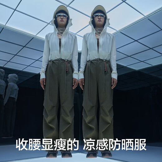 蕉内【赵露思同款】凉皮702UV Pro修身防晒衣女士收腰防晒外套防晒服 【赵露思同款】黑色 L