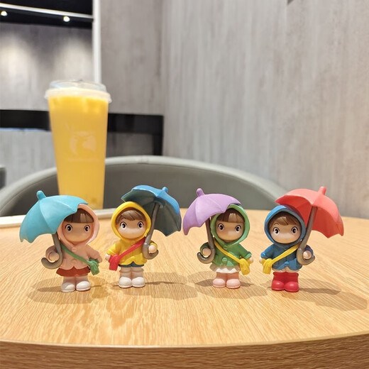 
Gelun Cute cartoon desktop character small ornaments creative office healing mini couple micro landscape decoration one-doll kitten combination