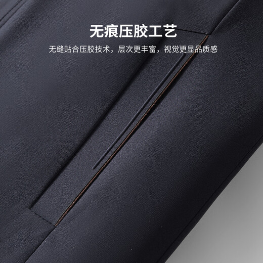 Shanshan jacket men's autumn and winter thickened quilted warm high-density wear-resistant commuting casual executive cadre lapel jacket