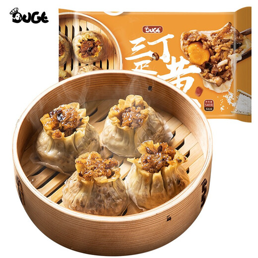 一条狗 糯米三丁蛋黄烧麦 烧卖 540g 6只 面点生鲜 儿童早点 速食早餐