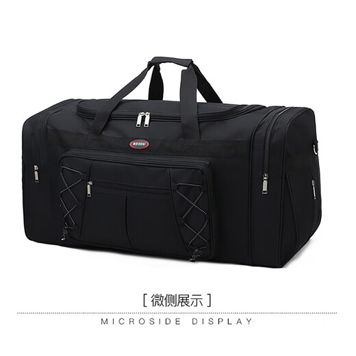 Winaden Reisetasche große Kapazität Geschäfts Reise Handgepäckbeutel Extra großer bewegender Bag Fernkleidung Bag Checkout Beutel Schwarz