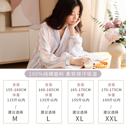 Aijia confinement clothes for summer thin pure cotton after childbirth spring and autumn 100 cotton sweat-absorbing postpartum summer pregnant women pajamas home clothes Summer 25-35 pure cotton A1289 XL (155 Jin [Jin equals 0.5 kg]) soft skin-friendly breathable sweat-absorbing