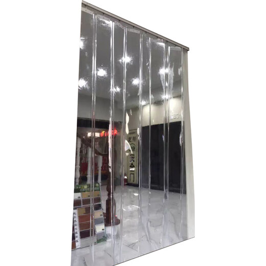 Shenhui air-conditioning door curtain can be pushed and pulled to move and fold PVC soft curtain shop commercial transparent plastic windproof partition curtain 2.2 mm thick. For customization, contact customer service