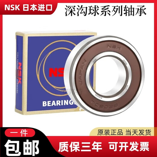 NSK Original Imported Japanese Roulements 6200 6201 6202 6203 6204 6205 6206ZZ DDU 6216ZZ (sceau de couverture de fer) Autres