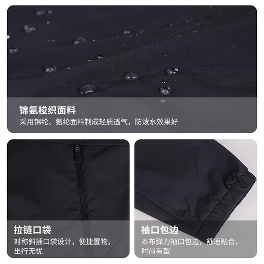 Under Armour Jacket Herren neuer Außenwind -Sportladung gewebter Kapuzejacke Jacke 21600411 -001 Schwarz XL
