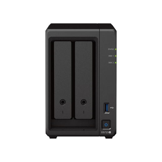 群晖（Synology）DS723+ 双核2盘位NAS 网络存储服务器 DS723+【标配不含硬盘】