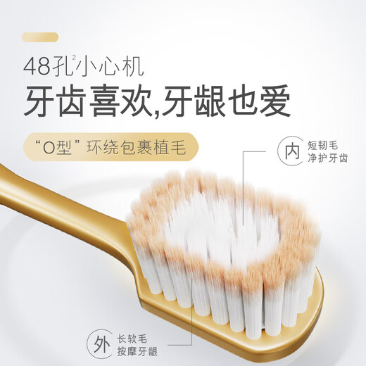 
Colgate [Same Model in Sam] 48-hole wide head gum protection ultra-fine soft bristle toothbrush *2 cleaning adult toothbrush OCC