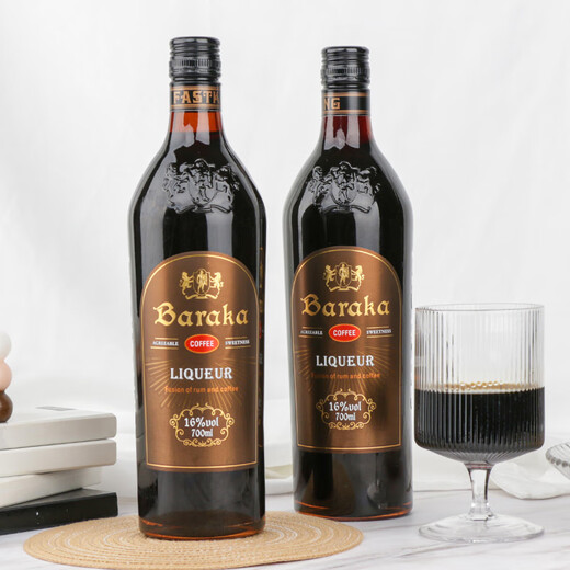 Baraka咖啡力娇酒咖啡酒提拉米苏烘焙材料利口酒调酒基酒甜酒国产洋酒 【单支装】咖啡力娇酒
