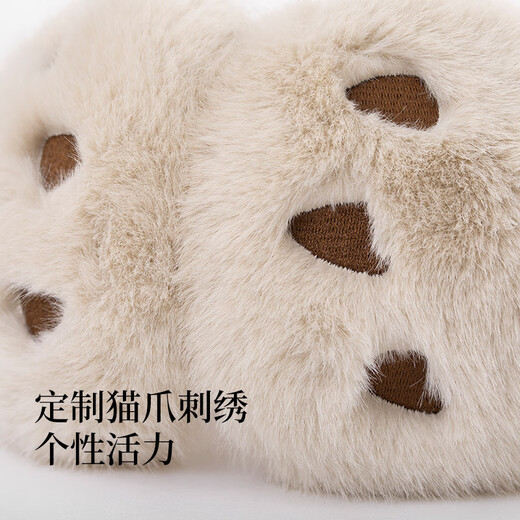 Siggi保暖耳罩女秋冬季猫爪毛绒耳捂子可折叠骑行防冻护耳朵暖包94275